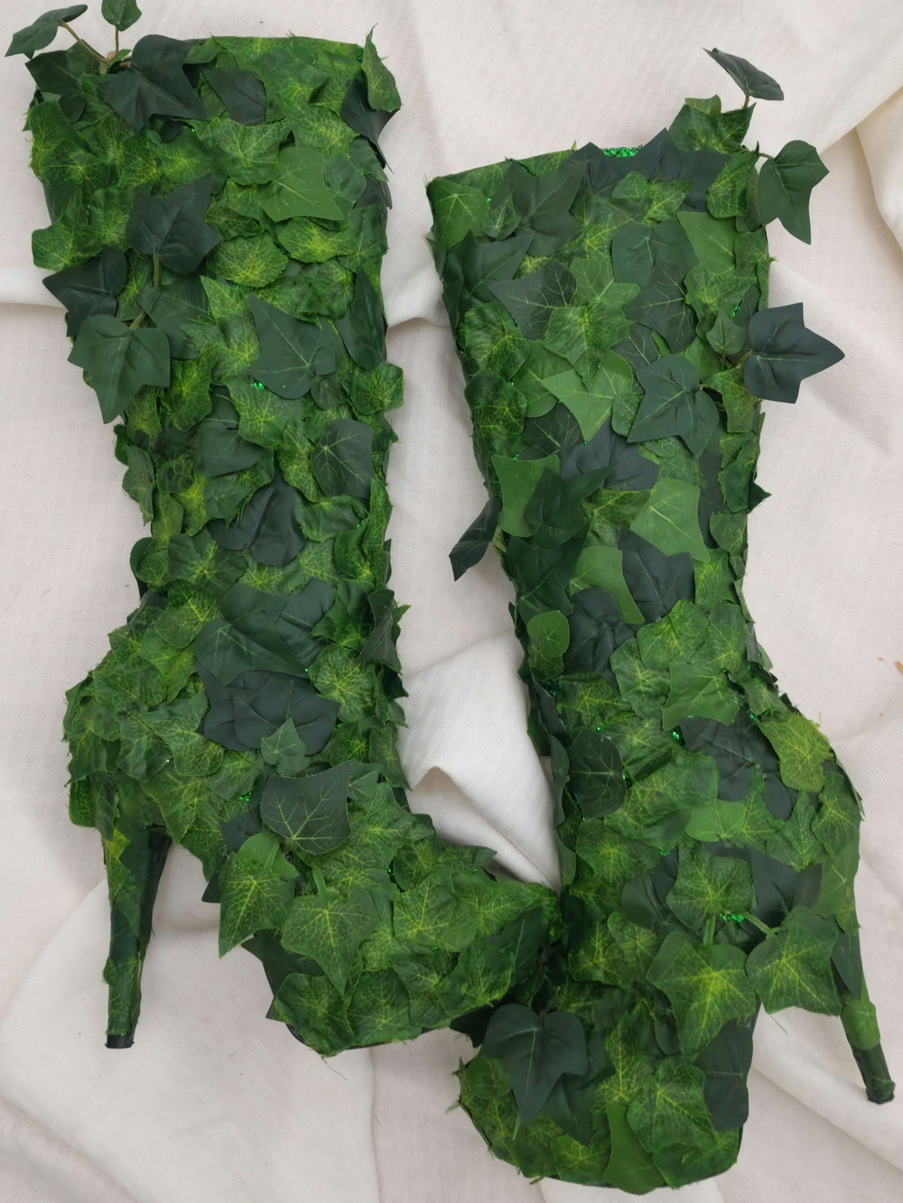 Poison Ivy Leaf Appliqué Women's Boots